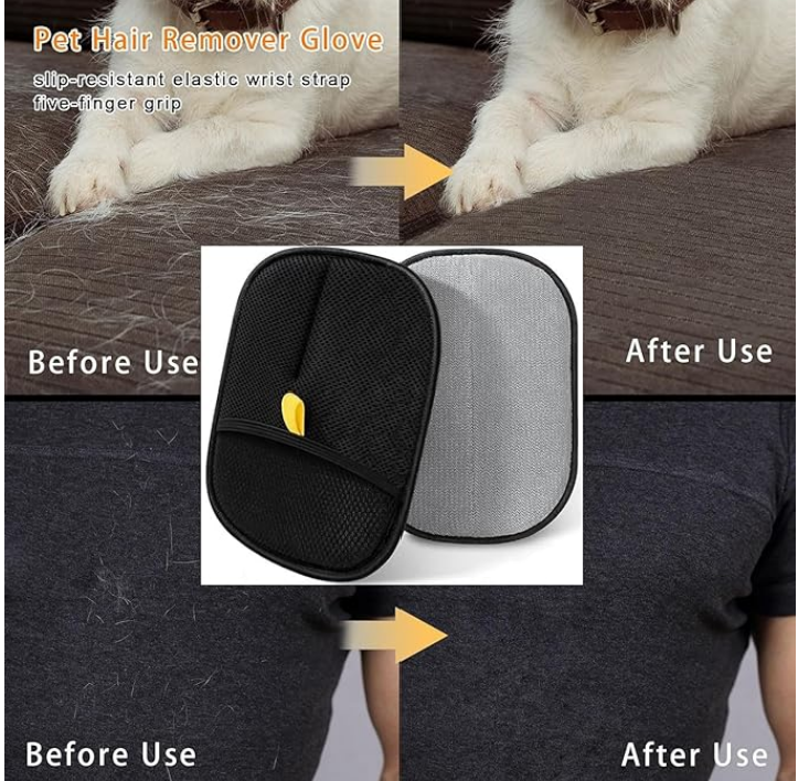 NESTLED PET hair cleaning gloves